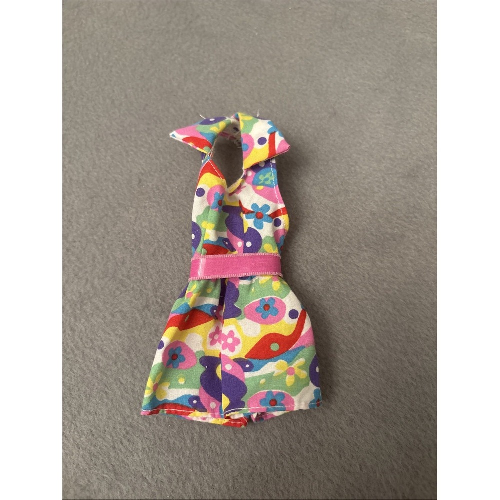 Vintage 1993 Dress N' Fun Barbie‎ Romper Outfit Floral Jumper 10776